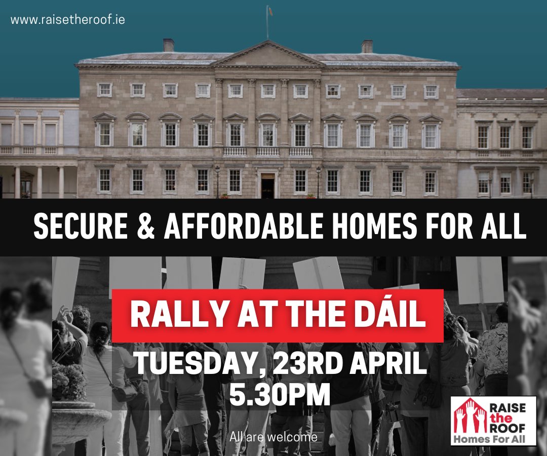 14,000 homeless, astronomical rents and house prices - the only people benefiting are the vulture funds and landlords. Join us at Dáil next Tuesday at 5.30. Demand affordable and secure homes now! @pb4p