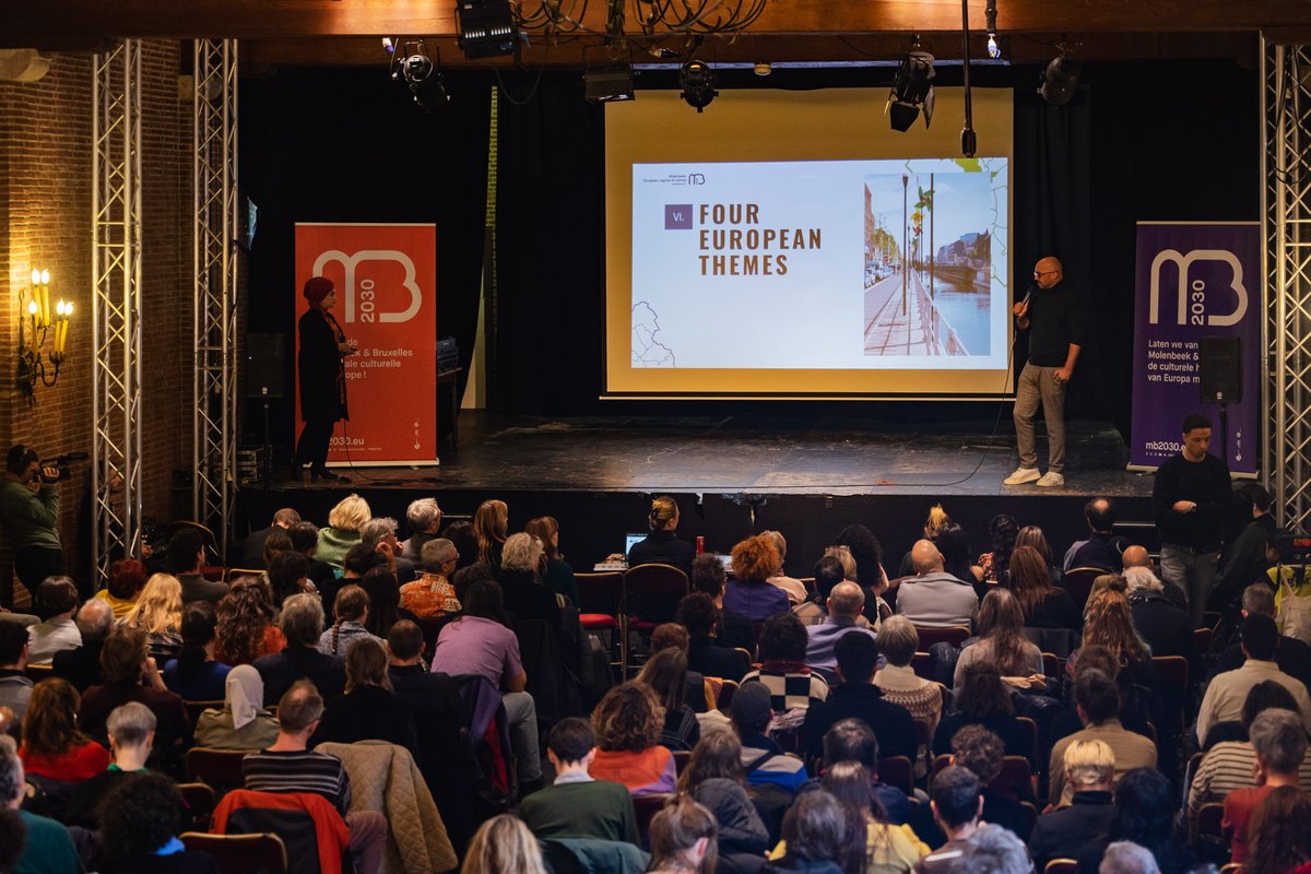 MolenbeekforBXL's tweet photo. L'ouverture de la Spring Assembly a été merveilleuse 🌟
Merci à tous &amp; toutes d'être venu·e·s, à demain 👋 (découvrez notre programme et rejoignez-nous ! 👉https://t.co/u7qcbKqWIm)

📸 Aurélien Goubau

#MolenbeekforBrussels2030 #MB2030 #ECOC #SpringAssembly https://t.co/8EidewbWFJ