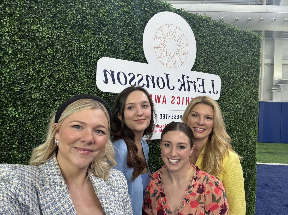 minervaco's tweet image. Last week was a beautiful afternoon celebrating Ashlee and Chris Kleinert, this year&apos;s recipients of the #SMUEthics award from @maguireethics!
 
#MinervaClient #WorkInspired