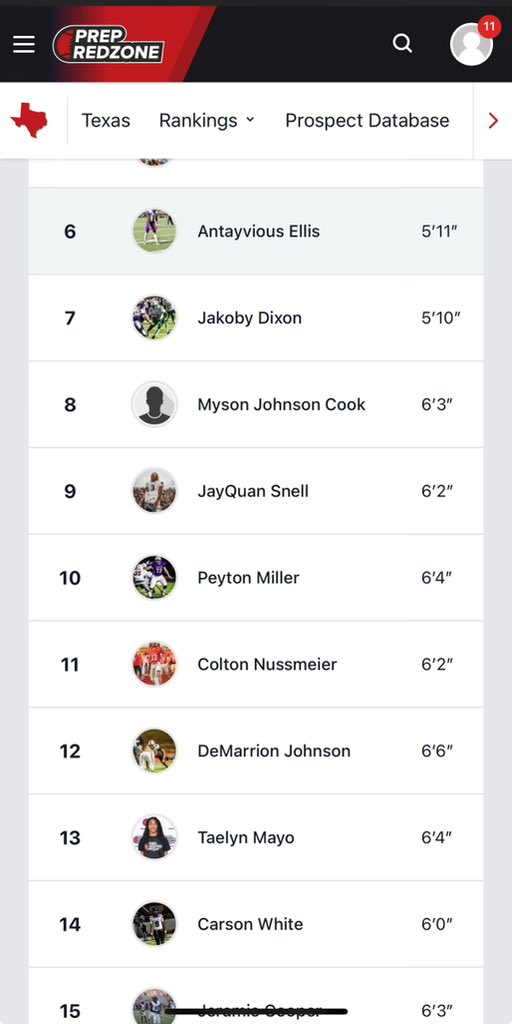 PeytonMill09's tweet photo. Thank you @PrepRedzoneTX. 
Class of 2027 #10 Player in Texas, #1 OL in Texas. 
#CU @AnnaCoyotesFB 
@tdrecruits @cjrecruiting2 @dctf @SWiltfong_ @adamgorney @Perroni247 @GPowersScout @8_Parr @Coach_Rigg @FiveStrongOLine https://t.co/ADiCSZqwOf