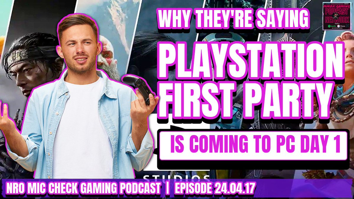 MM2KGameNetwork's tweet image. 🚨#ContentAlert
Join us 5PM ET for our 2 Part gaming news topic:
Are playstation ames about to go day and date on PC?

▶️Part 1 | 8 min video: youtu.be/Wo5vbppywb0
▶️Part 2 | Podcast: youtu.be/Nk2LJq7ZQ3E

#Playstation #PS5Pro #StellarBlade
@juice32877 @Doreaga_Sr