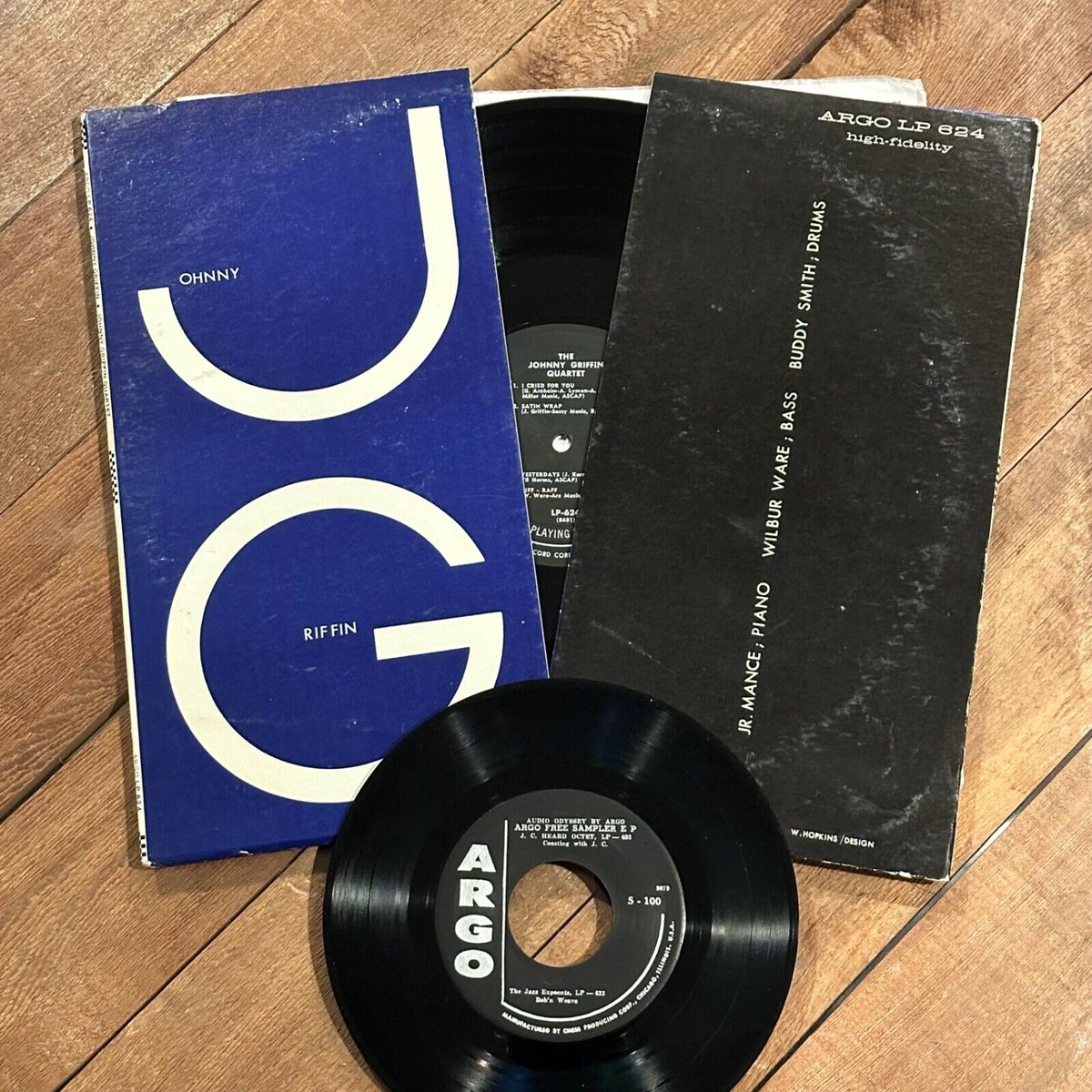 archived! $ 556 | Johnny Griffin Quartet Nice Rare 1st Kangaroo Split Pak Argo Lp 624 #vinyl popsike.com/johnny-griffin…
