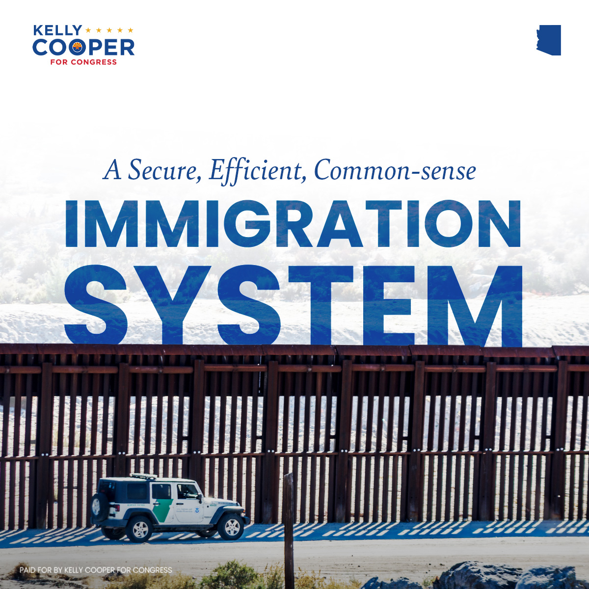 It’s no secret- our border is broken. When I get to Washington I won’t stop fighting until we have a secure, safe border.