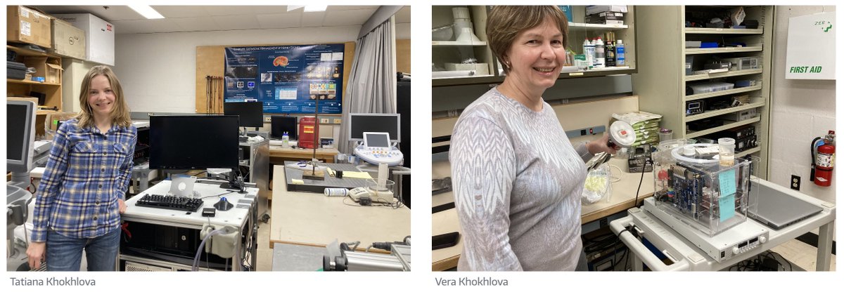 Awesome to see this @UWCoMotion article about our CIMU (UW APL) research partners, mother-daughter duo, Vera and Tatiana Khokhlova, who we collaborate with, research potential treatments for kidney stone and tumor patients using ultrasound technology. Read more about the…