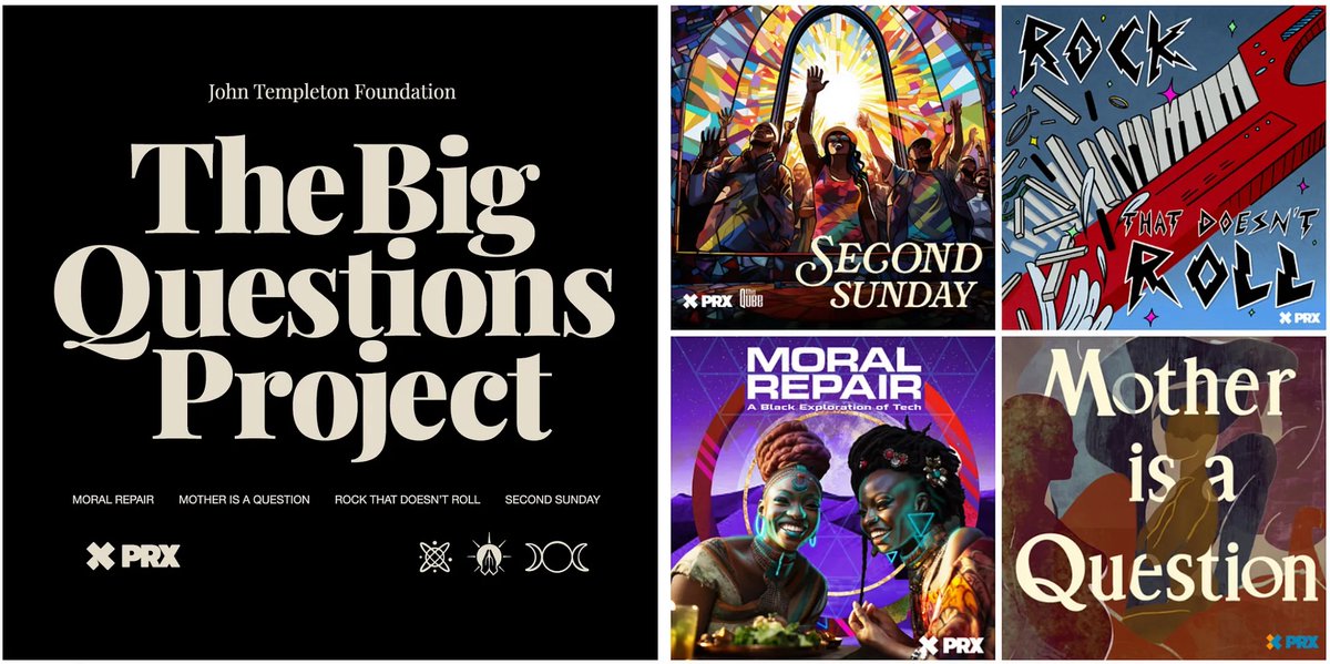 The Big Questions Project podcasts are back with NEW seasons starting April 24th! Tune in for more Moral Repair, Rock that doesn't Roll, Mother is a Question, and Second Sunday. Check out the audio trailers now. Supported by @templeton_fdn: bit.ly/45YtC6J