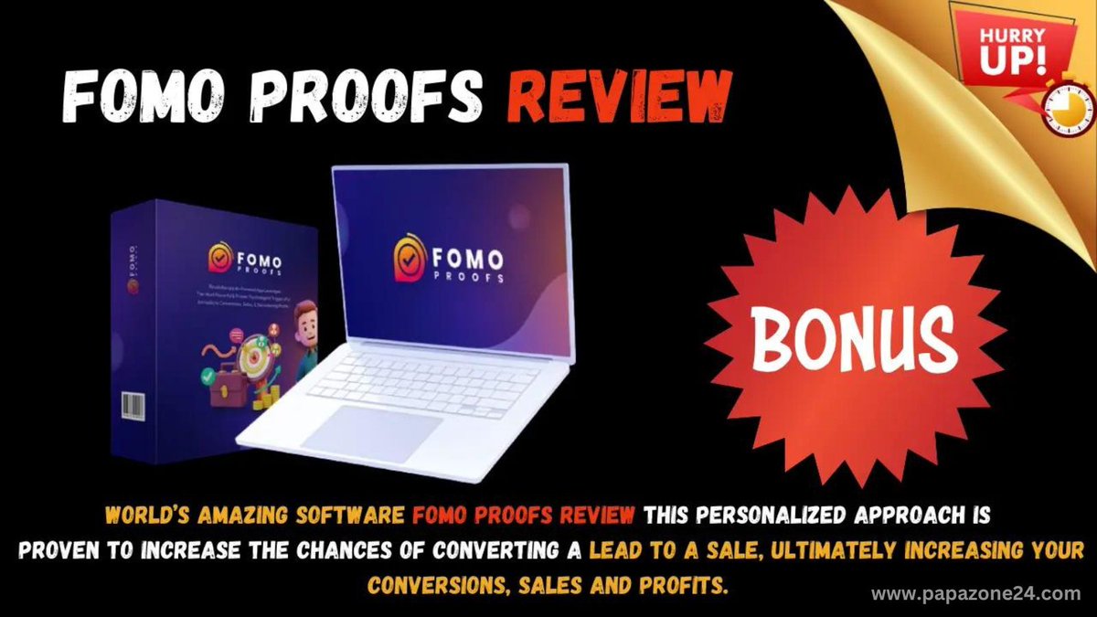 Fomo Proofs commercial impact decisions with Bundle Commercial information
Get Now >> papazone24.com/can-fomo-proof…
#marketingstrategies #marketing #marketingtips #digitalmarketing #marketingstrategy #marketingideas #marketingconsultant #marketingdigital #marketingexpert