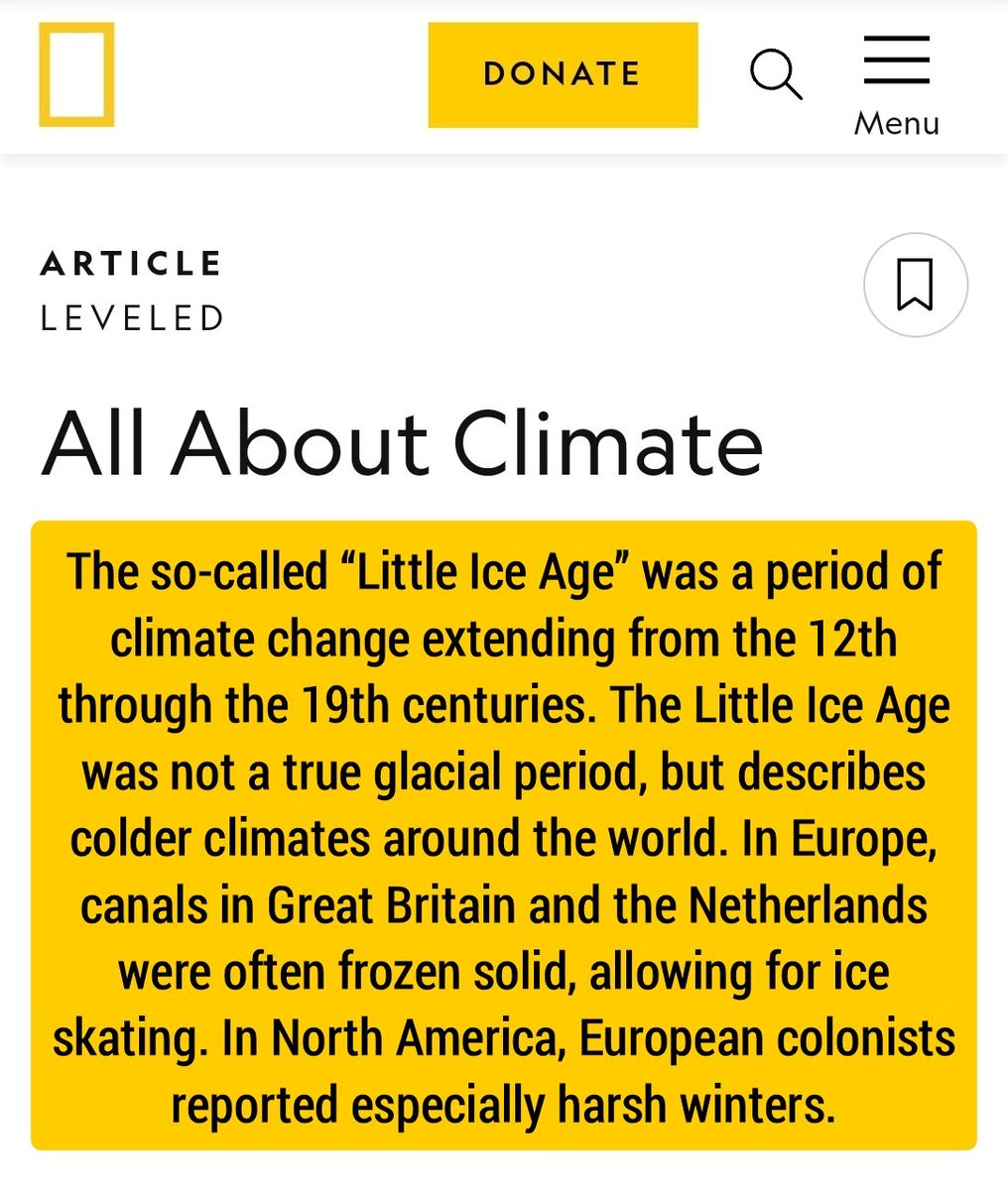 Hey there @MichaelEMann 

The Little Ice Age was GLOBAL & REAL‼️