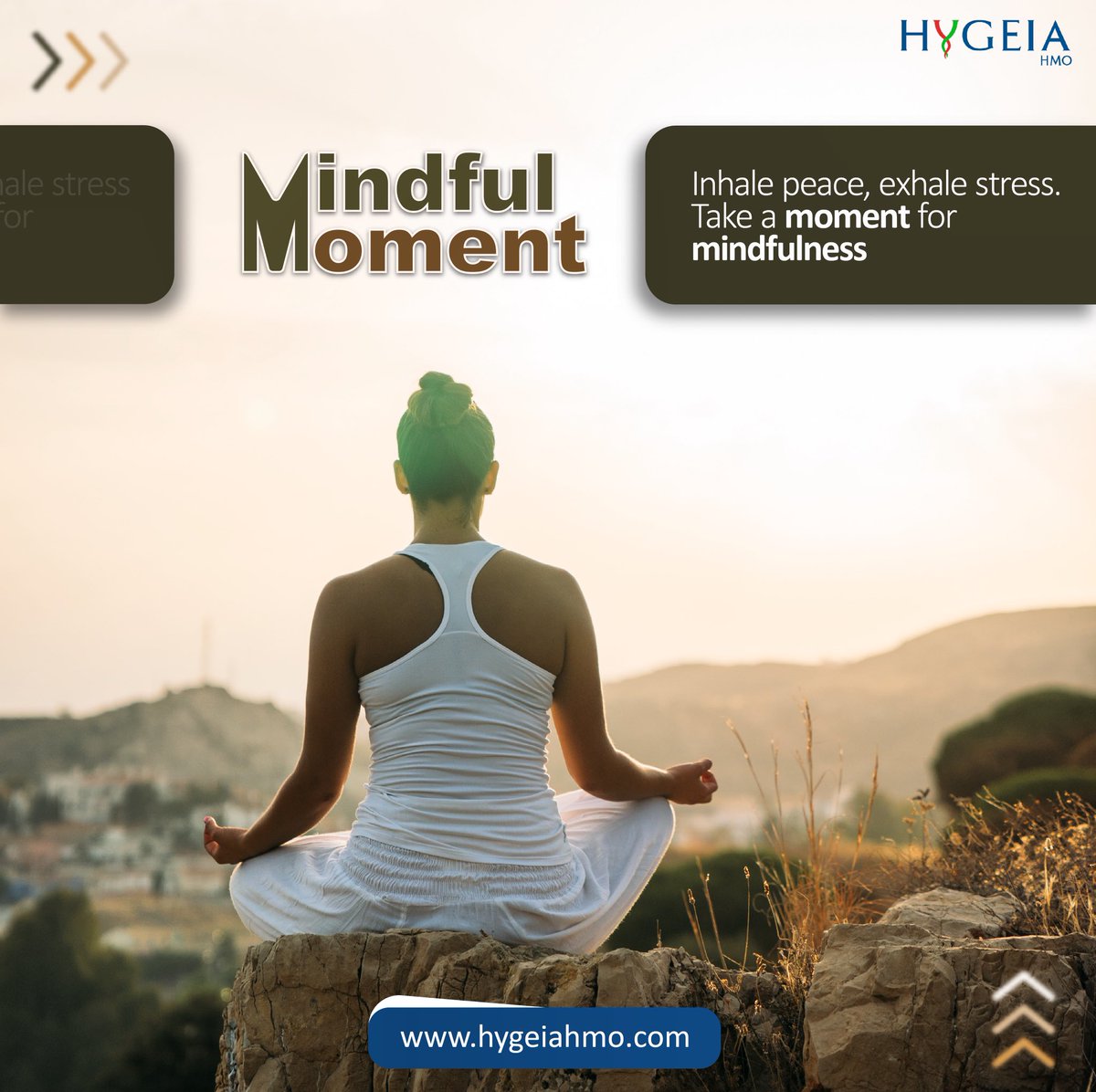 This is one way you can be present in the moment and nurture your well-being.

What do you do to register mindfulness in your life? Tell us in the comment section.
#Mindfulness #SelfCare #HygeiaHMO
hygeiahmo.com