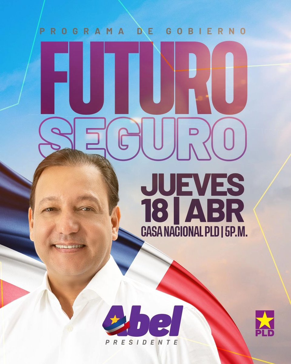 #AbelMartínez, candidato presidencial del @PLDenlinea, pone en circulación este jueves el Plan de Gobierno para el periodo 2024-2028. #AbelEscuchaLaGente #TrabajarConCorazón