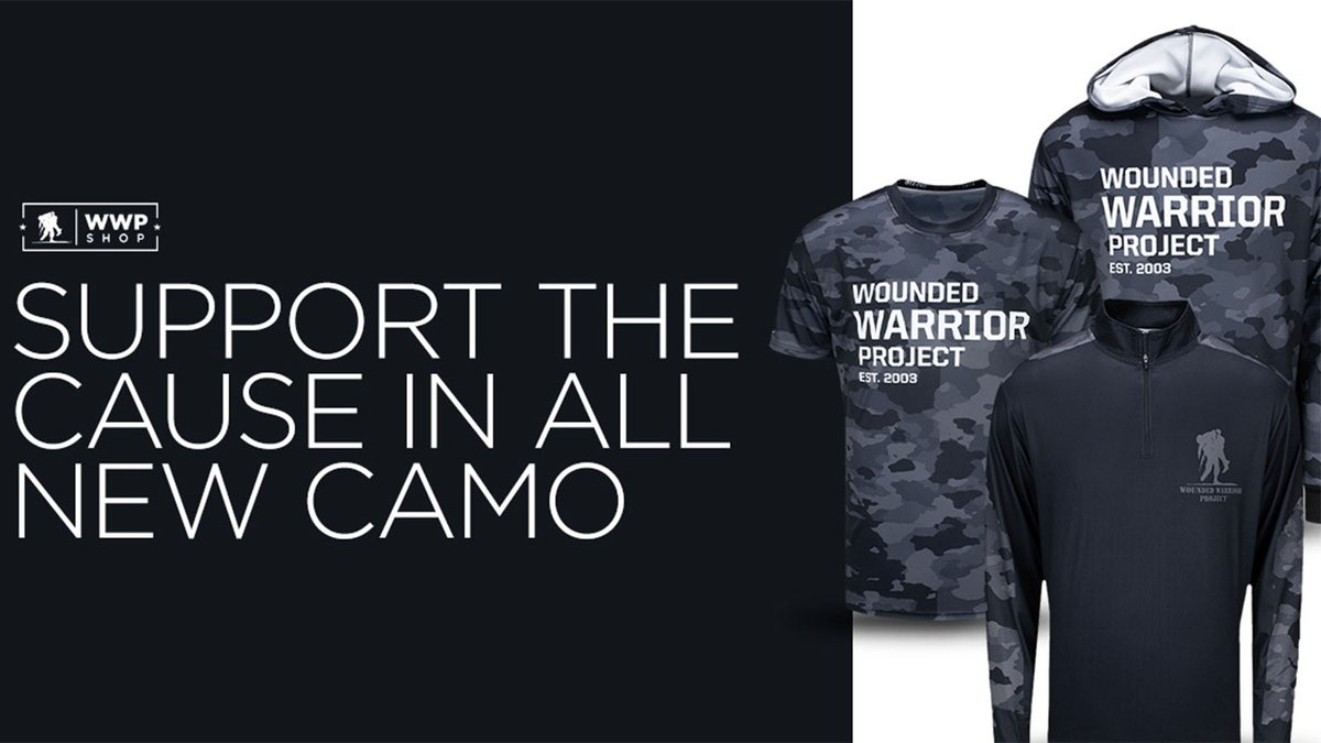 Show your support for our nation's warriors in style! Visit the WWP Shop to check out the all-new camo series: bit.ly/3Ubod8K