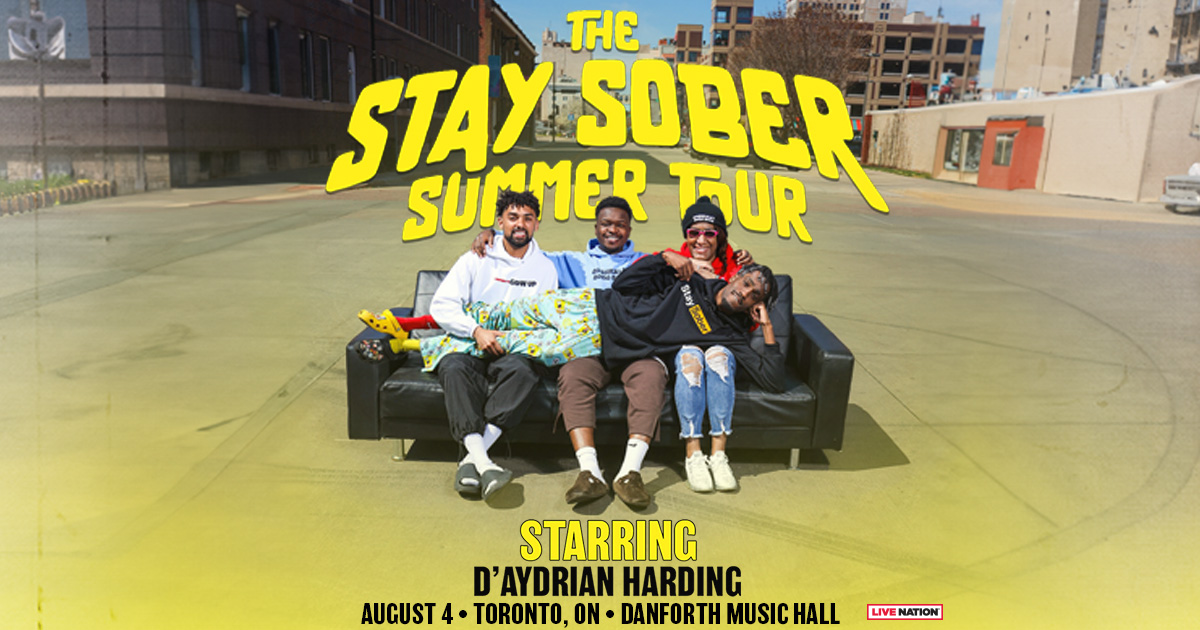 JUST ANNOUNCED 🙌 @daydrianharding & friends take Danforth Music Hall on August 4 for an action-packed evening with live performances, active audience interactions, special guests, and all kinds of crazy stuff! Tickets are on sale now: bit.ly/49MnGyB