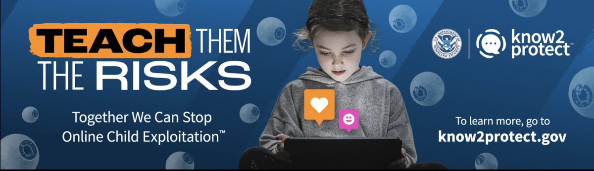 Today, DHS launched @Know2Protect, a public awareness campaign empowering adults and children to combat child online sexual exploitation and abuse. A kid’s online conversation can take just 19 seconds to turn dangerous. Get involved & learn more: know2protect.gov