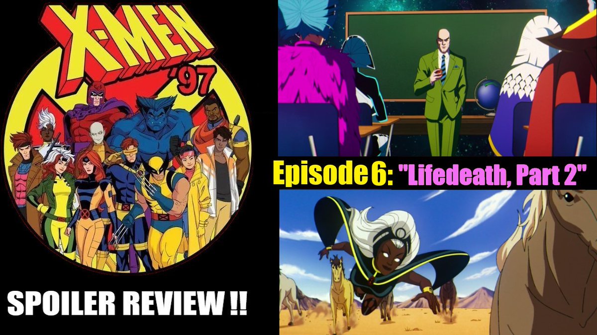 RealDrVenkman's tweet photo. A brand new episode review is up on the channel!
https://t.co/fHXv3fzao1

#XMen97 #charlesxavier #storm #xmen #episode6 #cartoon #disneyplus #Spoilers #Gladiator #review #lifedeath #forge #marvel #MarvelComics https://t.co/muxfibEhbD