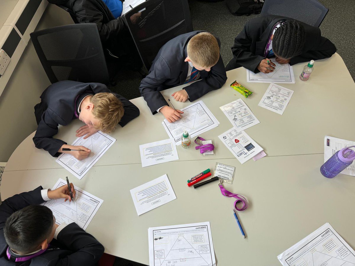 Y8 Gateway ‘Studying at University’ Students considered the options to study and the pros and cons of different locations and campus styles. They chatted with UG Ambassadors and gave thought to their GCSE options as well as their study pathway for the next five years