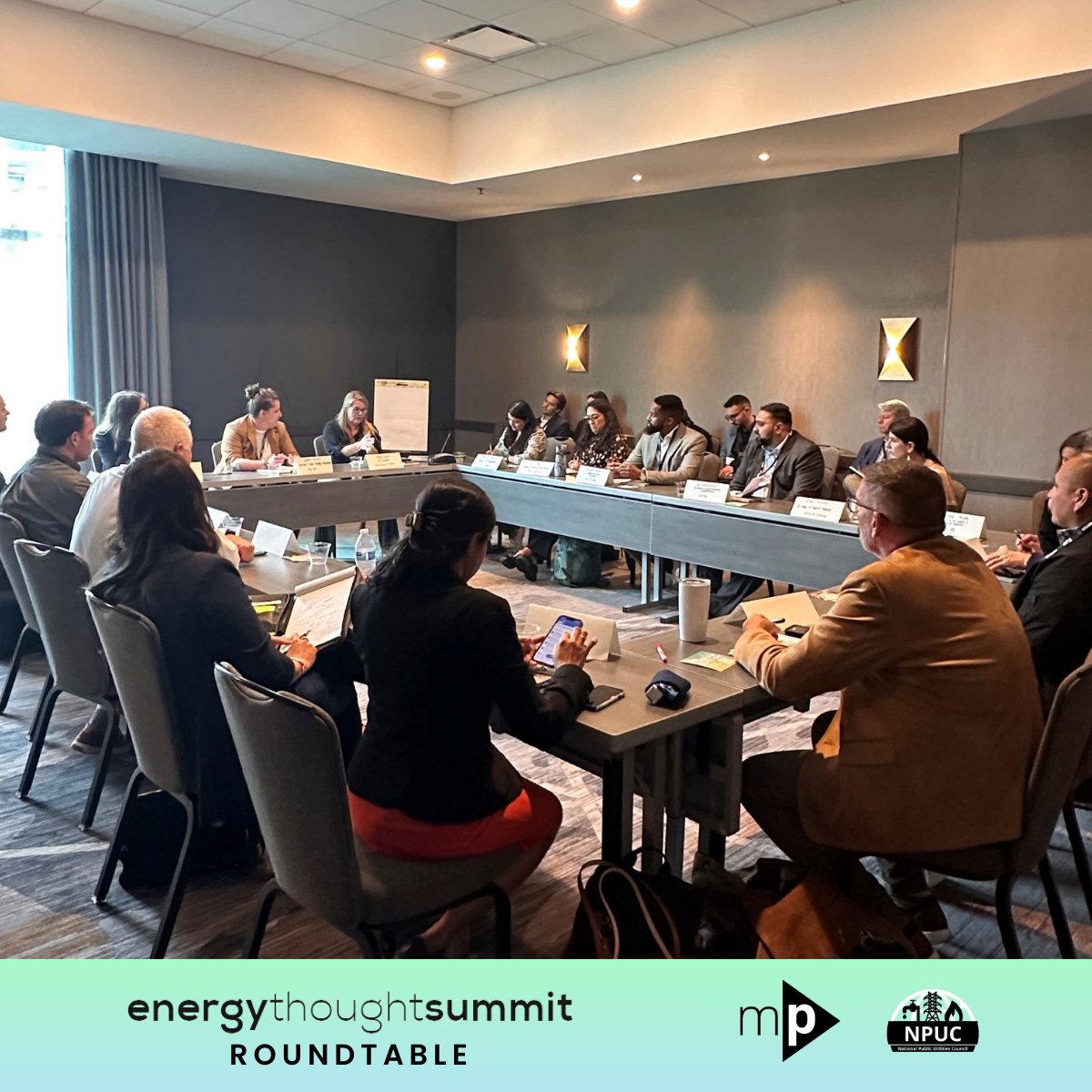 _NPUC's tweet photo. A big thank you to everyone who joined the #ETS24 @_NPUC Roundtable on Impact Accounting &amp; emissions management! Great discussions on metrics, compliance, AI, and more. Your insights help pave the way for a sustainable future. 🌍💡
#Sustainability #Utilities #CleanEnergy  #NetZeo https://t.co/Rw3MUPoeZo