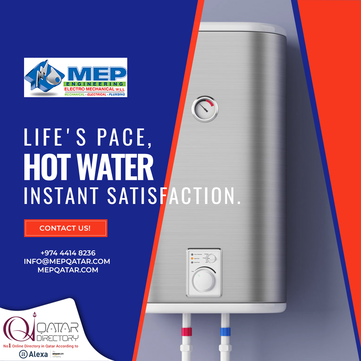 'Expertly crafted for your comfort - our water heaters exceed expectations!'

Discover our extensive range today! We have more than 53 verified companies data with us.

Visit us: qataroilandgasdirectory.com/list-of-compan… 

#waterheaters #qatar #qatardirectory