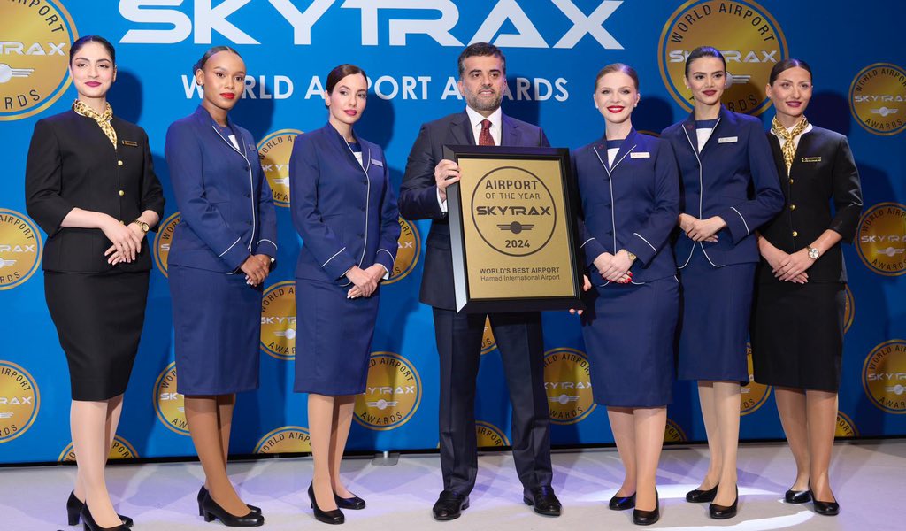 That winning feeling…

@HIAQatar scoops top prizes in three major categories at the 2024 Skytrax World Airport Awards. 

Qatar Airways Group Chief Executive Officer, Engr. Badr Mohammed Al Meer collected the prestigious award for the ‘World’s Best Airport’ at the @skytrax_uk