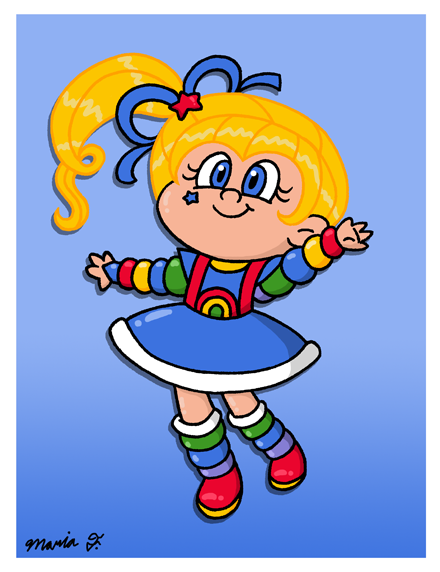 This week's doll is the colorful #RainbowBrite. 🌈