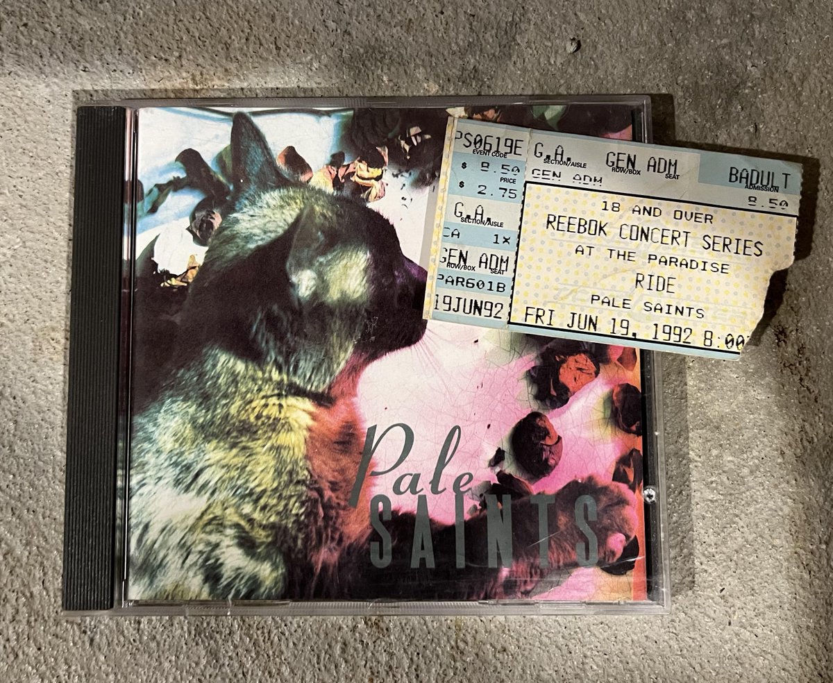 Pale Saints were bar none the loudest band I have ever seen, and I say that having seen MBV twice in the '90s. I don't know what their backline was, but the bass rattled my ribcage to the point of anxiety.  

RIP, Graeme Naysmith.