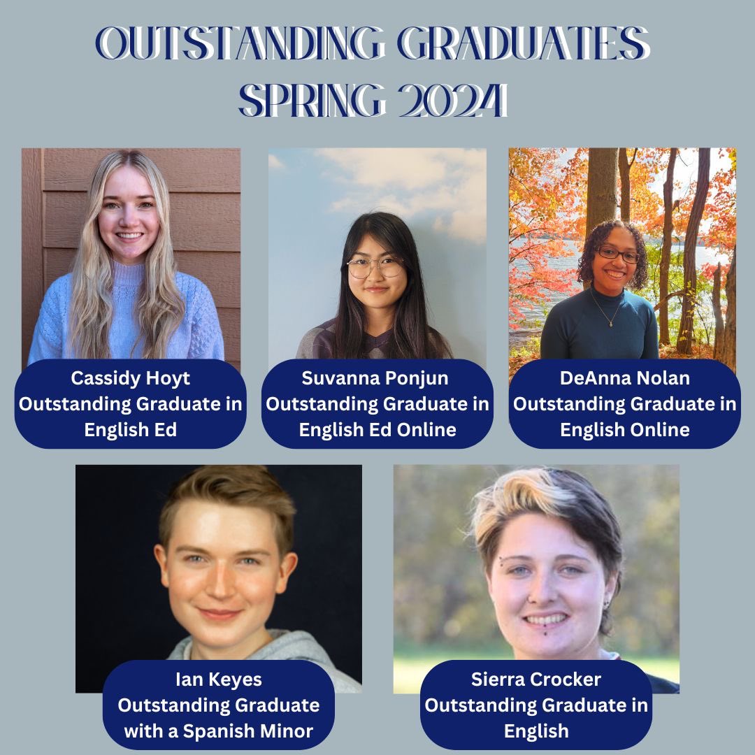 Congratulations to the department’s outstanding graduates!