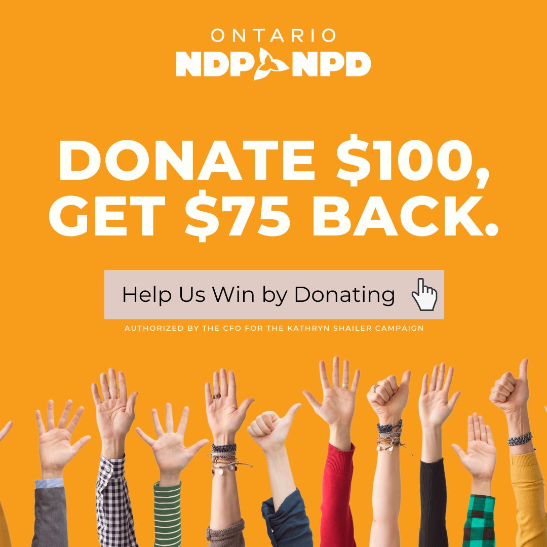 We need your help to win! 

Donate here: act.ontariondp.ca/donate/lkm?sou…
#ondp #onpoli #lkm