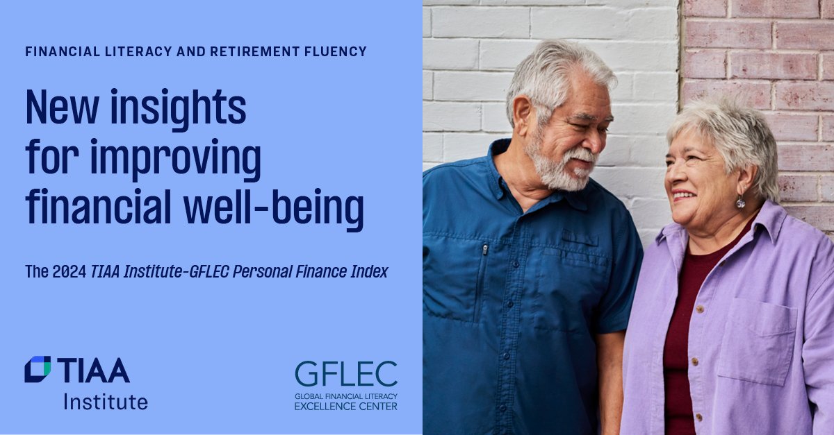 Just Released! April is #FinancialLiteracyMonth in the U.S., and we are happy to release today the 8th edition of the annual @TIAAInstitute - GFLEC Personal Finance Index, showing the most recent data about Americans’ #financialliteracy gflec.org