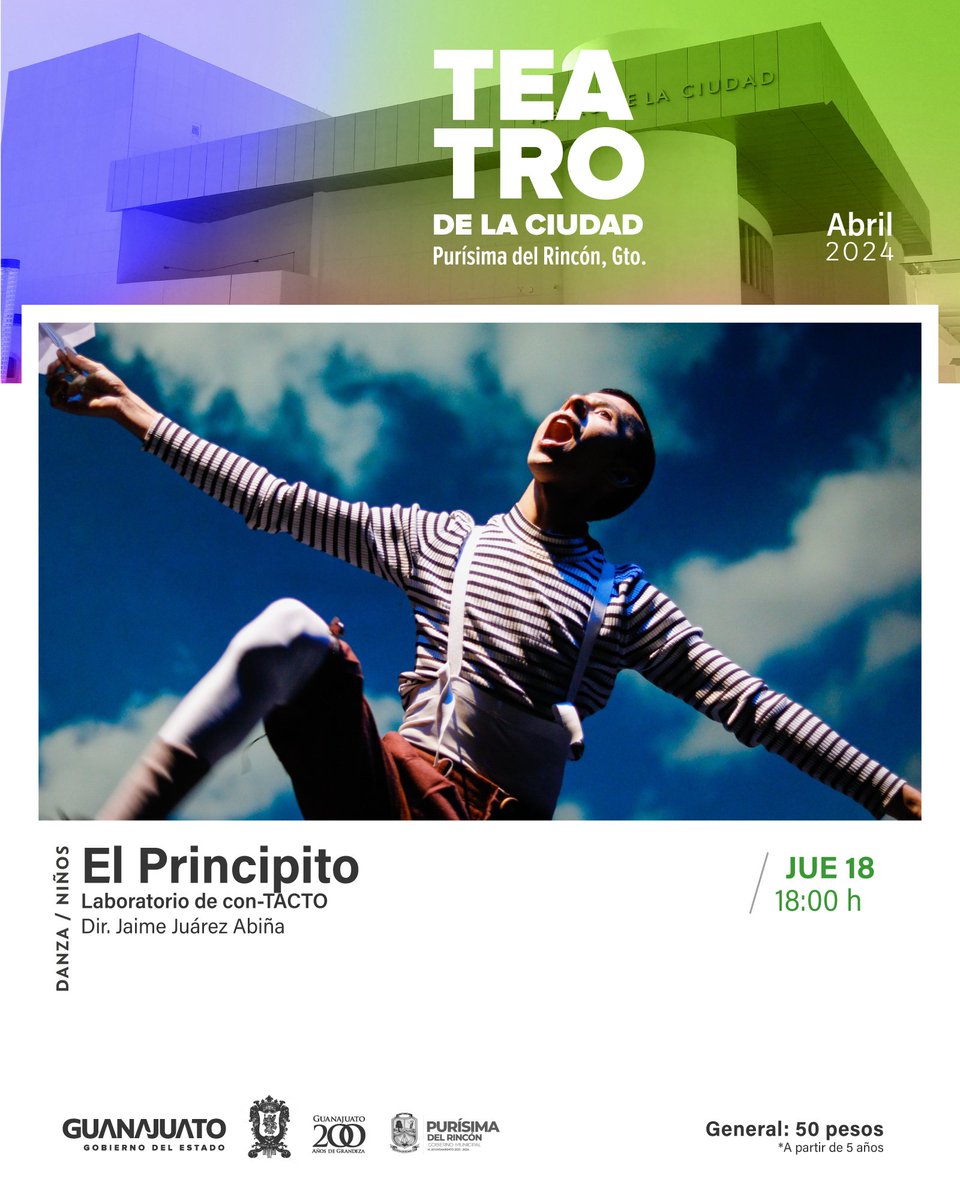 La entrañable historia de "El Principito" llega mañana a nuestro escenario, con el Laboratorio de con-TACTO, la joven compañía dirigida por Jaime Juárez. ¡Ven a disfrutarla con toda la familia!