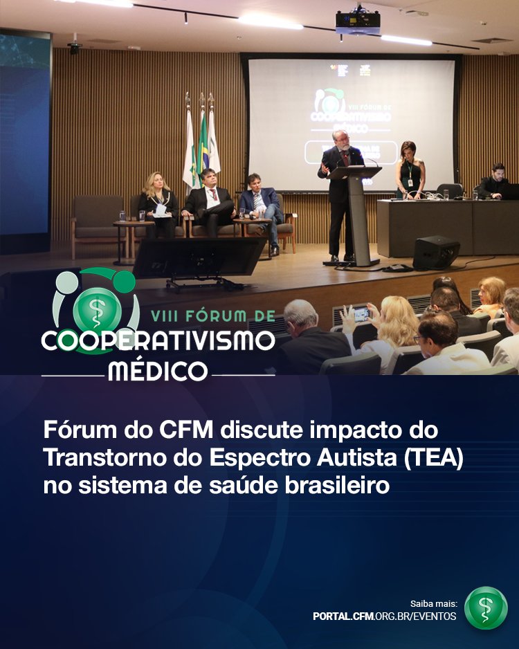 No VIII Fórum de Cooperativismo Médico do CFM, foi discutido o impacto do TEA no sistema de saúde brasileiro. Especialistas, gestores e representantes governamentais reuniram-se em Brasília para debater o tratamento do autismo.