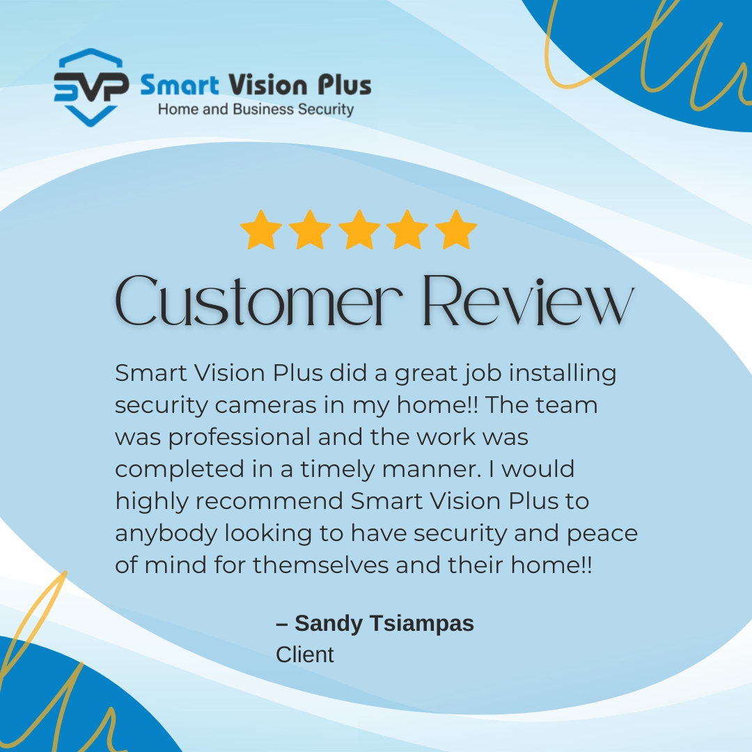 SmartVisionGTA's tweet image. At #SmartVisionPlus, customer satisfaction is our top priority. We would like to thank Sandy for taking the time to leave us this positive review. If you are looking to upgrade your #TorontoHomeSecurity next, contact our team.🏠🛡️🔒

🔒 Learn More: smartvisionplus.ca