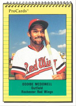 4/17/91 The Orioles sign Oddibe McDowell as a free agent. He spends the next three-plus years in the minor leagues, but resurfaces in the bigs with Texas in 1994. Here is the rest of the day in 1990s Baseball: 90sbaseball.com/april17/