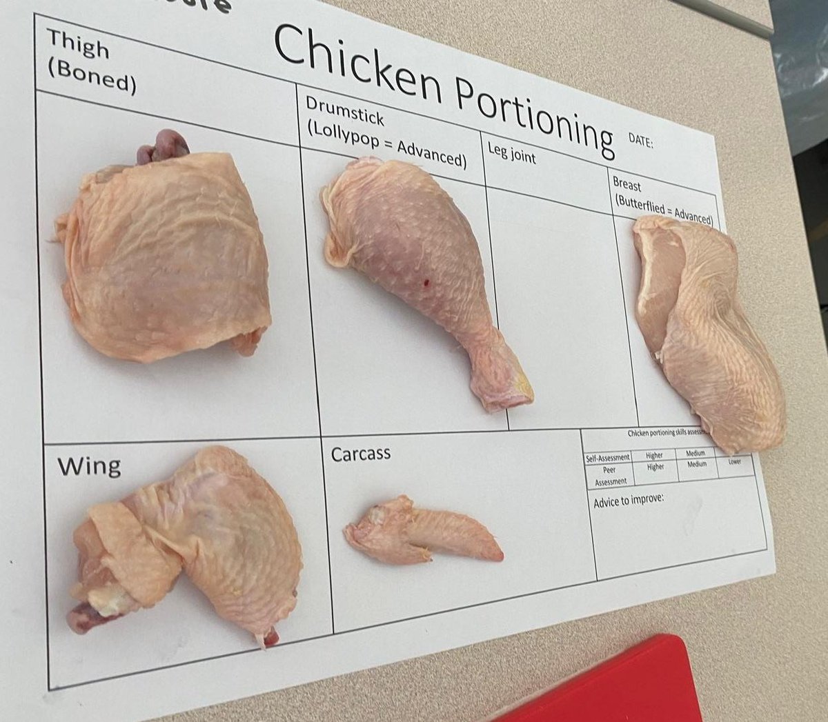 lawnswoodschool's tweet image. Y10 #FoodTechnology students have been portioning chickens today #FutureChefs