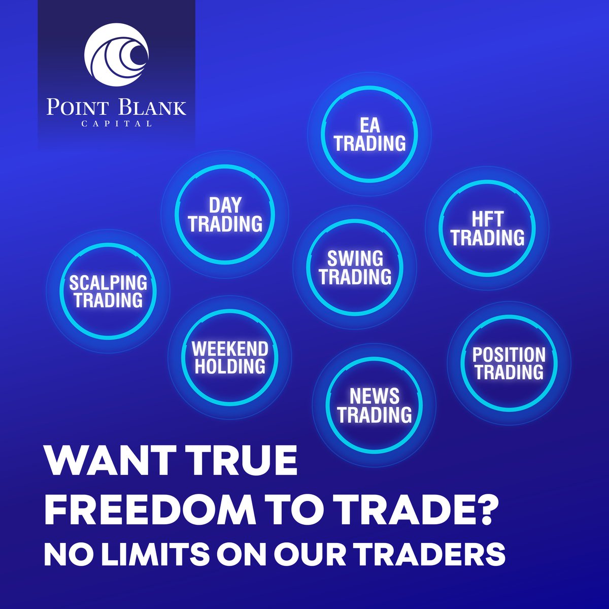 Point Blank Capital offers an industry-leading Evaluation Trading Program for Traders to maximise the profits they can generate with their talent, capable of managing risk and seeing consistent returns.

#markets #forex #forextrading #trading #trader #forextrader #forexchallenge