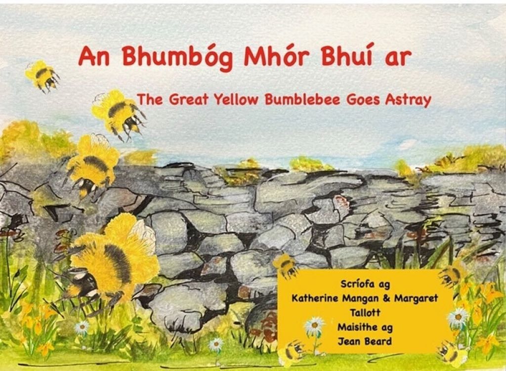 To get the wonderful bilingual children's book 'An Bhumbóg Mhór Bhuí ar Strae - The Great Yellow Bumblebee Goes Astray' written by @MargaretTallott and Katherine Mangan and illustrated by Jean Beard click on link below mayobooks.ie/An-Bhumb%C3%B3…