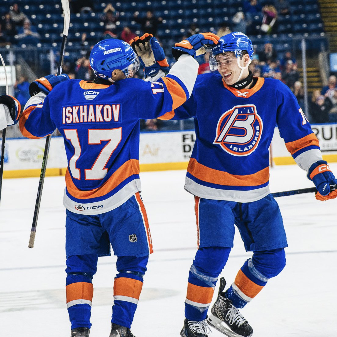 That first NHL call-up feeling ☺️ Congratulations to Ruslan Iskhakov on his first call-up to the @NYIslanders