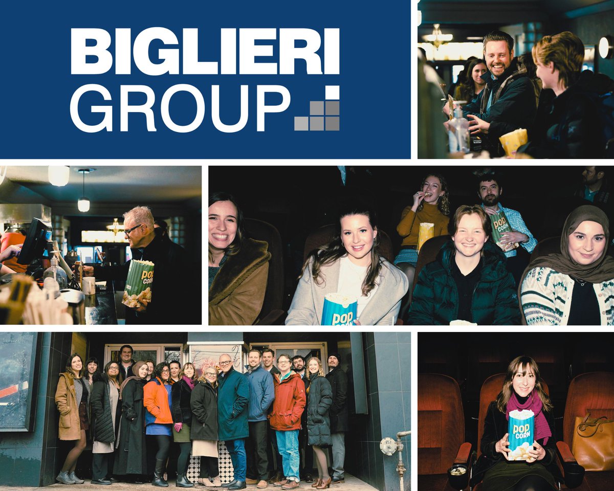 BiglieriGroup's tweet photo. On April 1st, we celebrated our 24th birthday as a firm. To mark this milestone, our team got together at the Fox Theatre in the Beaches (Toronto’s oldest movie theatre!) to spend quality time and look back on all that we have accomplished together https://t.co/L8MMKL4ucd