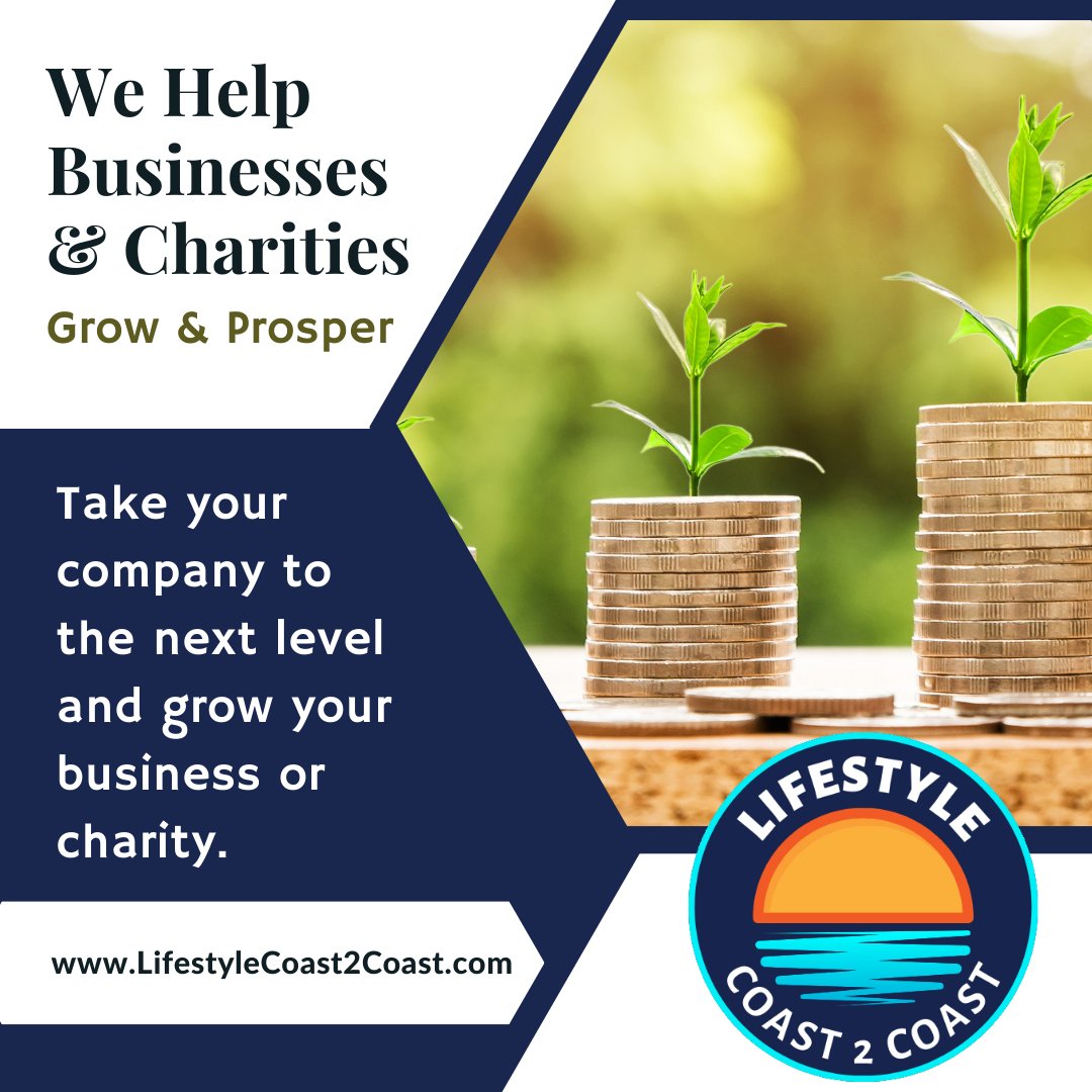 Lifestyle Coast 2 Coast (LC2C) helps businesses & charities grow & prosper! LifestyleCoast2Coast.com

#LifestyleCoast2Coast #LifestyleCoasttoCoast #LC2C #LifestyleC2C #WorkPlayLife #Marketing #eventplanning #BusinessDevelopment #CharitySupport #BusinessGrowth #CharityEvent #growth