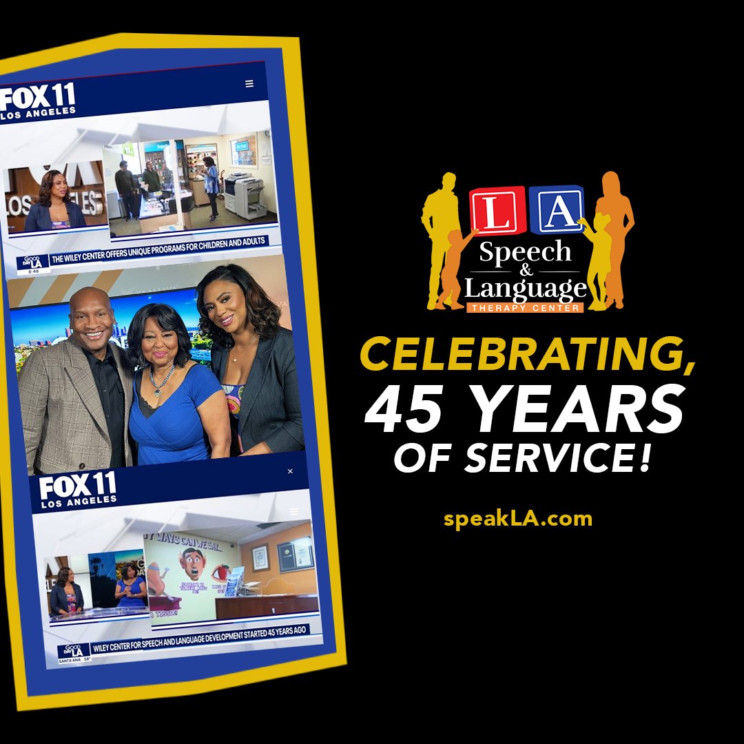 Thank you, <a href="/FOXLA/">FOX 11 Los Angeles</a>  &amp; <a href="/GDLA/">Good Day LA</a>, for having our founder and CEO Dr Pamela and VP, Dr Ashley Wiley Johnson on today's show. We discussed Autism Acceptance month and our center that’s now celebrating 45 years strong. We are grateful for your continued support! #AutismAcceptance