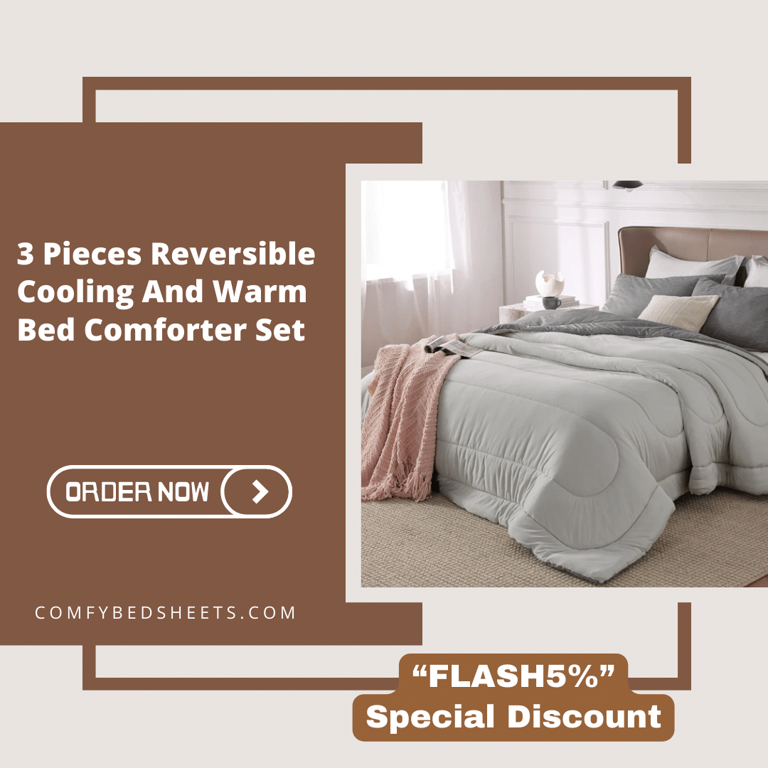 Experience the best of both worlds with our 3-Piece Reversible Cooling and Warm Bed Comforter Set! 🛏️✨ Whether you need to stay cool during those warm nights or cozy up when it's cold.
Shop Now: comfybedsheets.com/collections/ne…
#ComfyBedSheets #ComforterSet #ReversibleComforter