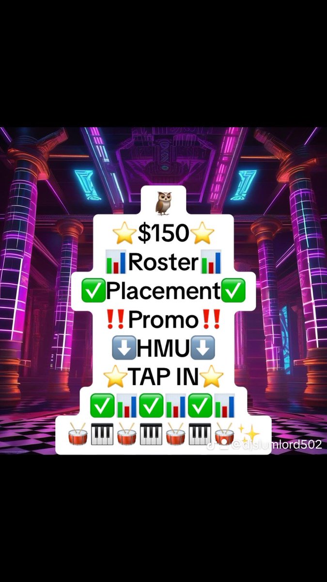 MOTCMonty's tweet photo. @ladynot2nice #Artist #Rappers #Singers #Producers &amp; #Djs 🥁🎹🥁
‼️ATTENTION‼️ This is an ALL #inclusive #RosterPlacement📊 Clients are placed accordingly with in suitable tailored rosters that are Emailed and distributed daily TAP IN ⬇️✅⬇️✅ https://t.co/J1HCEkZAVI