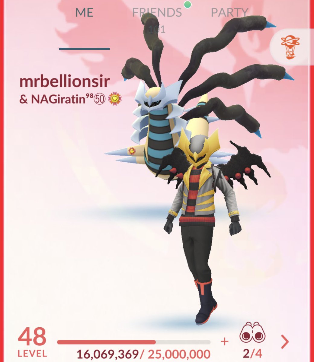 tridentxan's tweet photo. Fun fact: If you put a mask and/or full face “hat” on your avatar, you don’t have to look at the abomination of an update that @PokemonGoApp/@NianticLabs just pushed 🤗

#PokemonGO https://t.co/8CV5t5B0m8