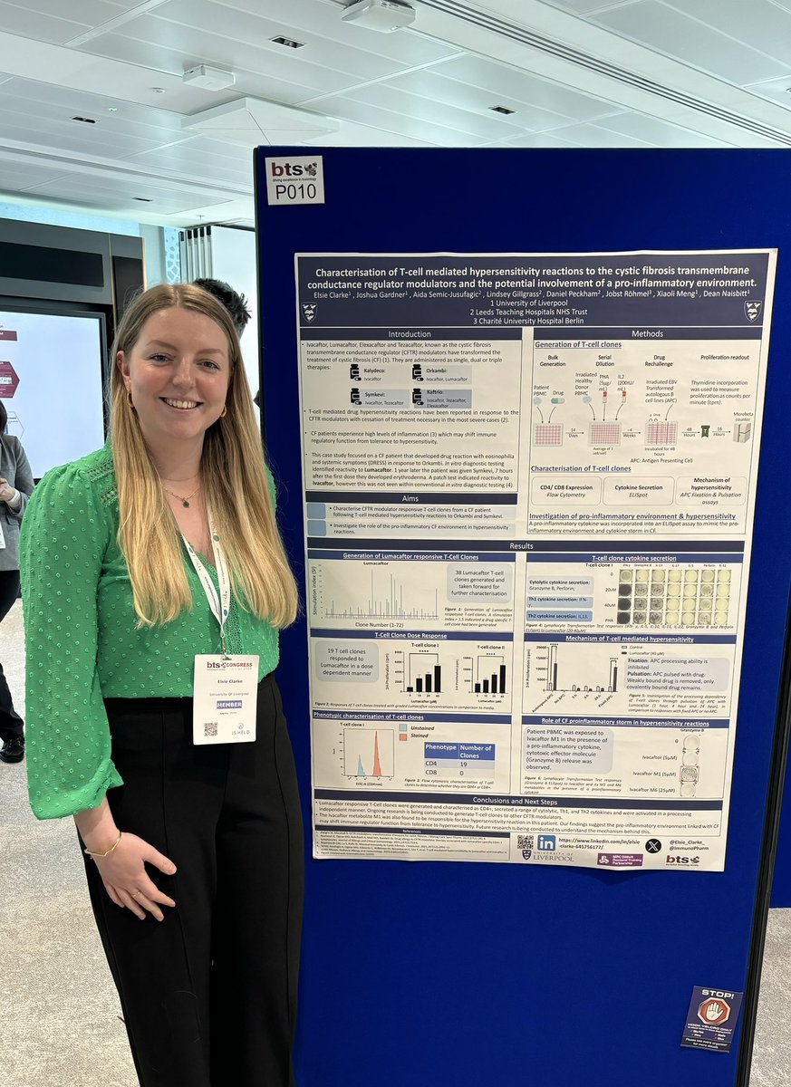 Elsie_Clarke_'s tweet photo. I really enjoyed attending @BritToxSoc  Annual Congress in Liverpool this week. I was pleased to present my poster and enjoyed discussing my work with people, I came away with lots of ideas for my future research! https://t.co/l2PXH1aot1