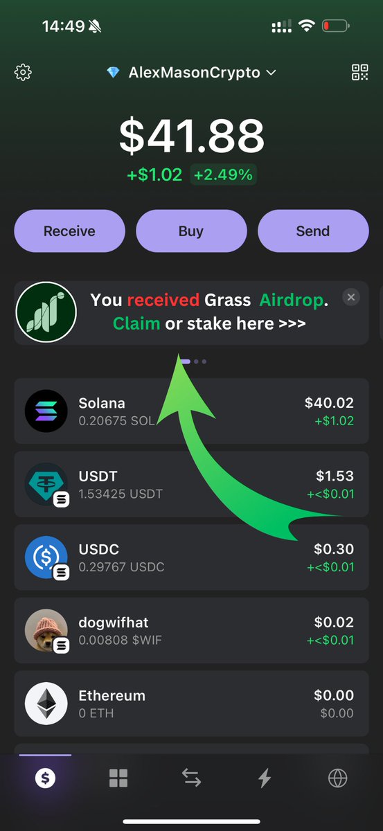 $GRASS is a Top #AI project with Tier-1 funds support &amp; confirmed Airdrop on $SOL     

Listing on Binance is expected as well.     

Airdrop Confirmed   

Time - 10 minutes      

I've made a video guide to make you 100% Eligible👇