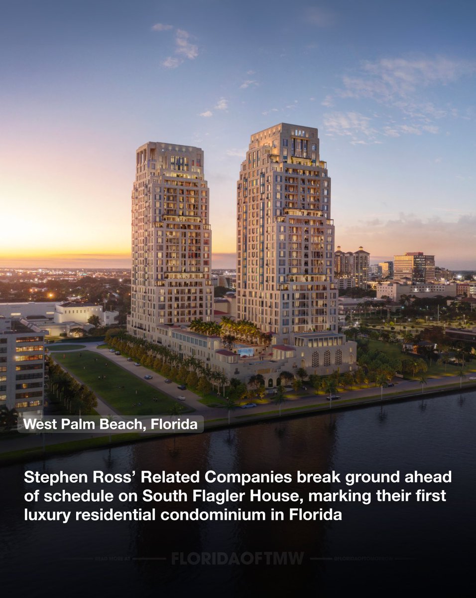 The Related Cos., spearheaded by Miami Dolphins owner Stephen M. Ross, has initiated construction ahead of schedule on South Flagler House, marking Related Companies’ first luxury residential condominium in Florida and the first luxury residential high-rise in Florida designed by…
