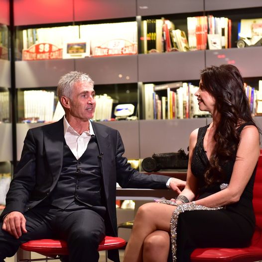 🇩🇪🇲🇨 Mick Doohan und unsere Zeremonienmeisterin Lorena Baricalla auf die 2. WSLA Talk Show, Der Oscar des Sport Salon des Princes, Automobile Club de Monaco 📸 Saverio Chiappalone @MicksDoohan @LorenaBaricalla @ElesItalia @ACM_Media #wsla17 #mickdoohan