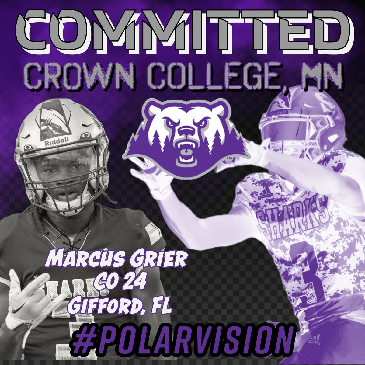 SRHS_Football1's tweet photo. CONGRATULATIONS @mjizzy3000 #SharkNation is proud of you!! @CrownCollegeFB @_Coach_Franz @EliGreen62 @CoachMayo97 @Shark21T @SRHS_Sport @SDIRC_SUP https://t.co/DSDagods5y