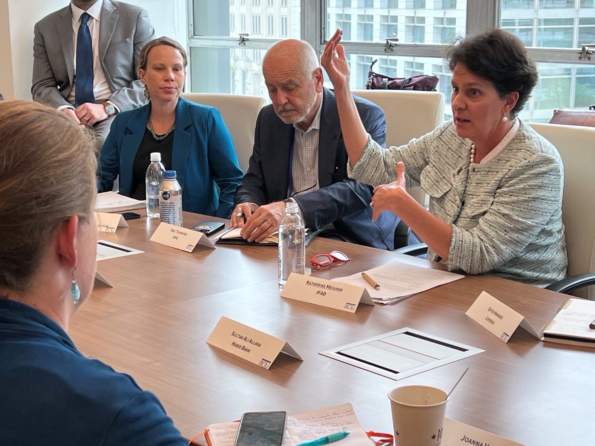 Fostering crucial private sector investments in rural areas is essential if we want to end hunger &amp; poverty &amp; tackle climate change. 

Private sector engagement must be actively integrated into our solutions. 

<a href="/MeighanKatie/">Katie Meighan</a> discusses <a href="/IFAD/">International Fund for Agricultural Development</a>’s private sector engagement with <a href="/BCIU/">BCIU</a>