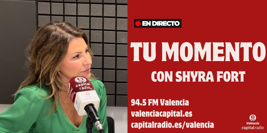 📂| EN DIRECTO: #TuMomento 📝 Comienza #TuMomento con Shyra Fort. No te pierdas el programa de moda y tendencias en Valencia Capital Radio --- Valencia Capital Radio 📻 94.5 FM 📲 valenciacapital.es