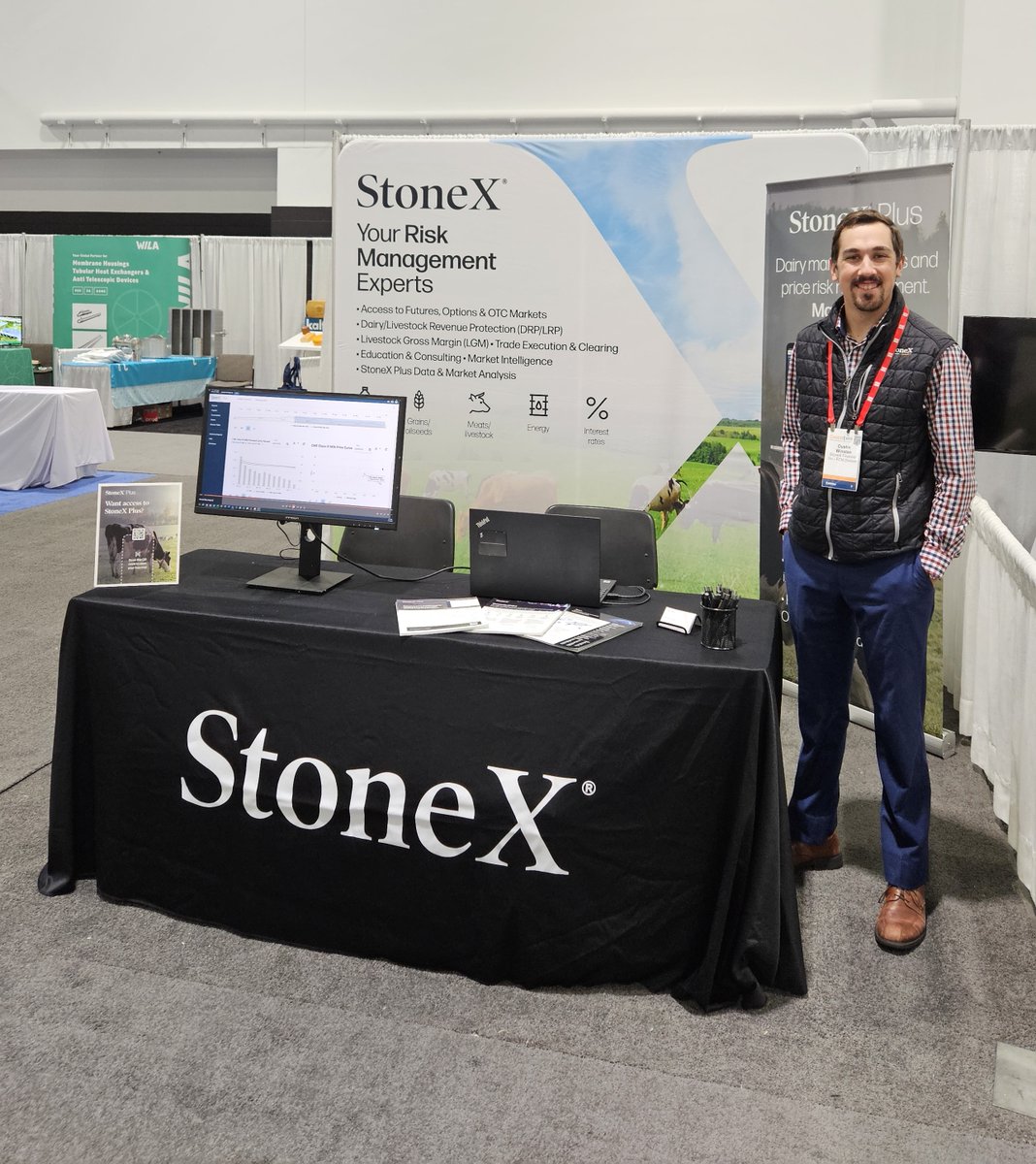 We are at the CheeseExpo 2024 in Milwaukee, WI! Stop by the StoneX booth 246 to talk to our #Dairy and risk management experts about issues affecting the industry and learn valuable insights – you won’t want to miss it!