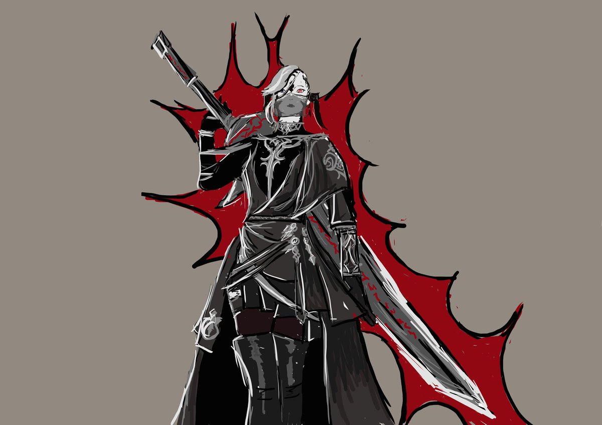 Raize_ffxiv's tweet photo. Just wanted to share a drawing a friend made of my character!!! https://t.co/t3T9e7eGty