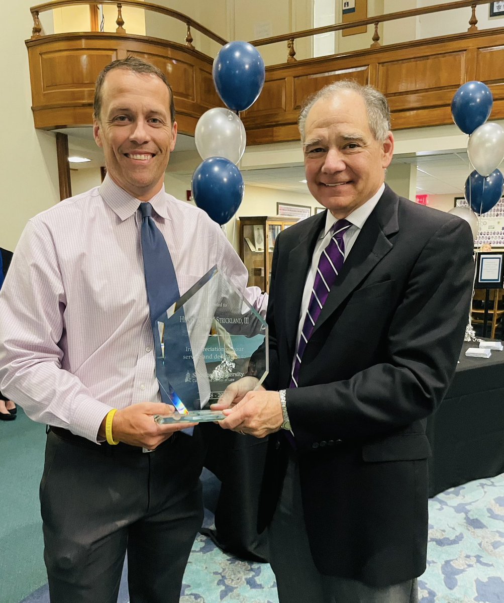 This week, the Cumberland School of Law community came together to honor Corky Strickland, most immediate past dean and professor of law, as he prepares for retirement. We will miss Dean Strickland on campus and send him the best of wishes for his well-deserved retirement.